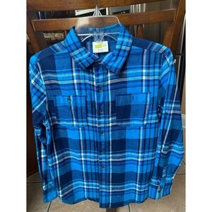 Crazy 8 boys flannel plaid shirt